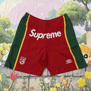 Supreme Red Knit Shorts